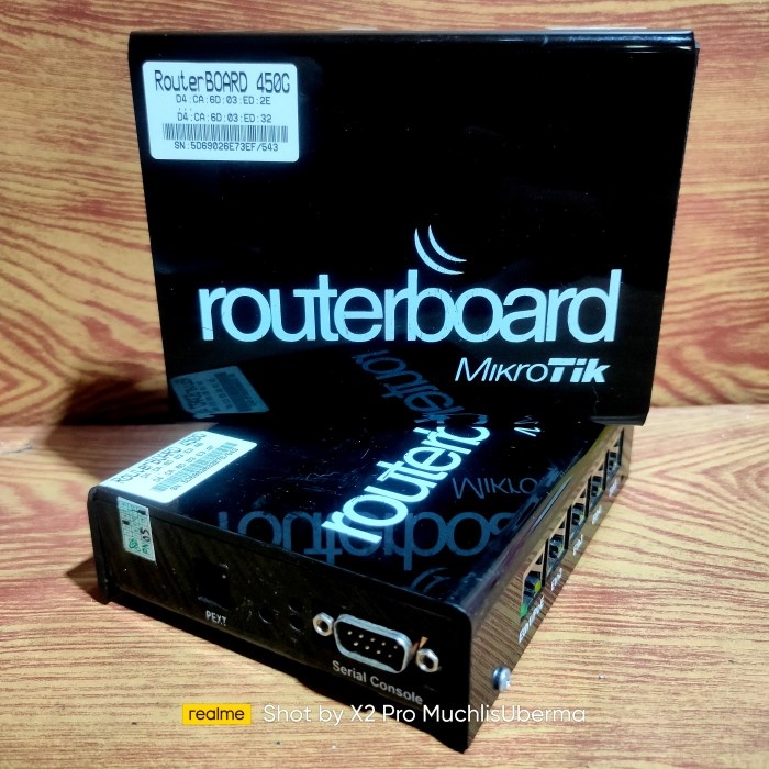 ROUTERBOARD MIKROTIK RB450G GIGABIT NORMAL BEKAS RB 450G RB450