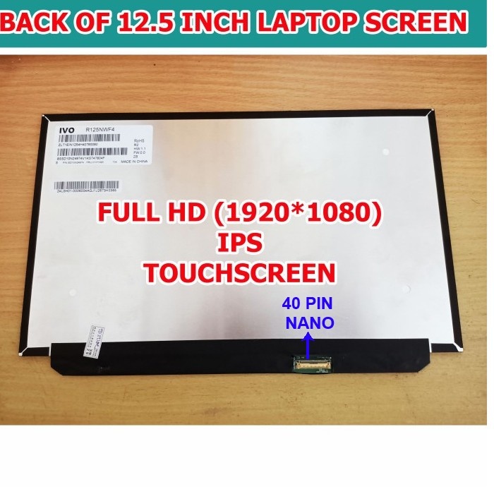 LAYAR LED LCD LENOVO THINKPAD X270 X280 TOUCHSCREEN FULL HD IPS