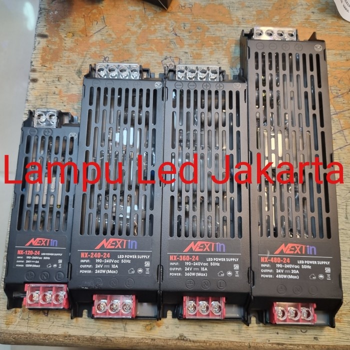 TRAFO SLIM DC 24V 5A 10A 15A 20A. ADAPTOR POWERSUPPLY DC 24V 5A SLIM