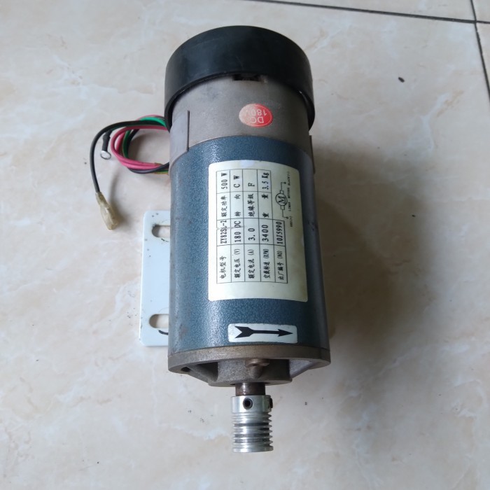 DINAMO MOTOR DC EX TREADMILL 180V 500W PERMANEN MAGNET 3400RPM