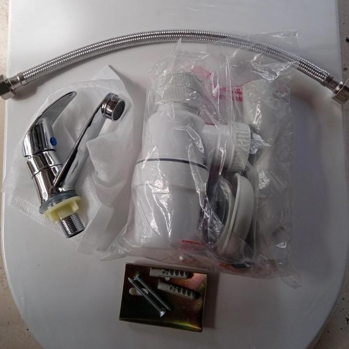 Wastafel Cuci Tangan Toto Lw240 Fullset / Bak Cuci Tangan Toto  Ready