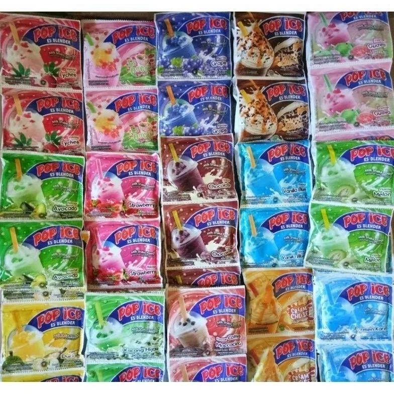 

Pop Ice All varian sachet, ECER