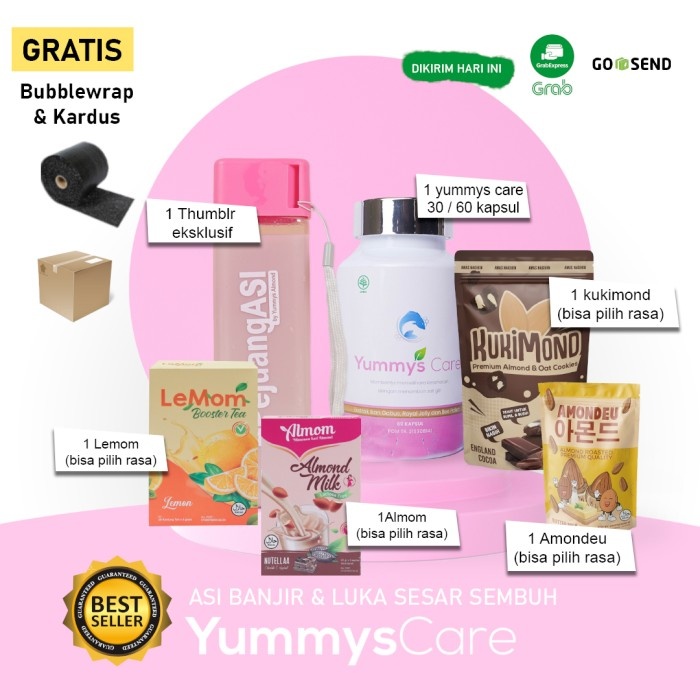 [PASCA SESAR ASI BANJIR] YUMMYS CARE Kapsul ekstrak ikan gabus