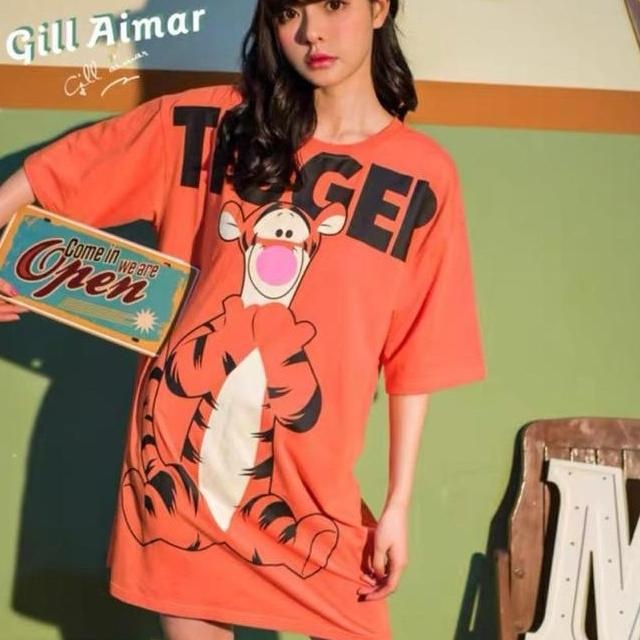 Kaos Oversize Wanita Kaos Kaos Wanita Jumbo Kaos Disney Tiger
