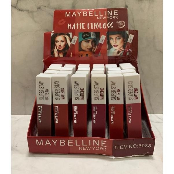 [Lusinan] Lipgloss Lipcream Maybelline Barcode Stay Matte Ink