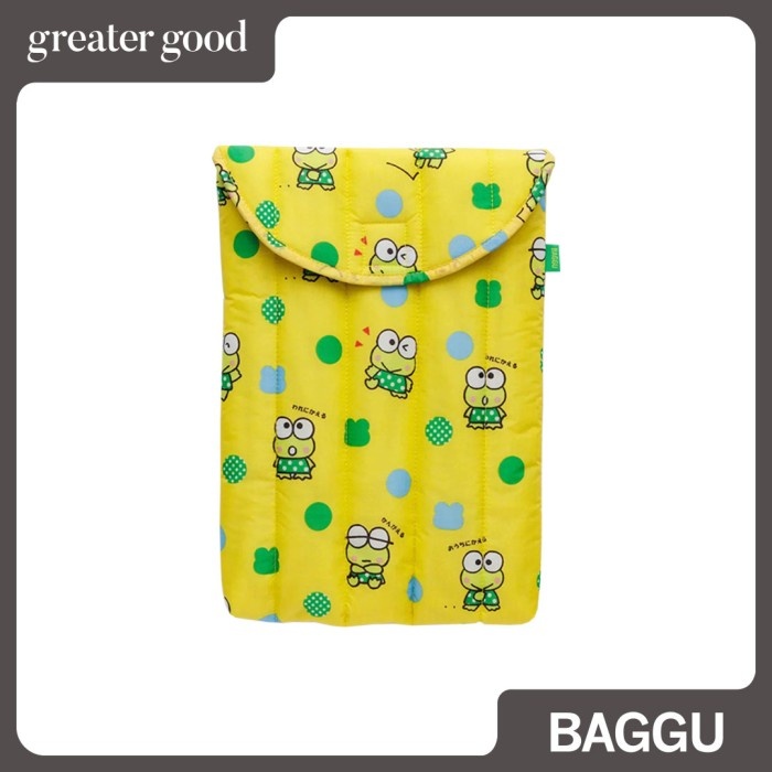 Baggu - Puffy Laptop Sleeve 13" in Keroppi