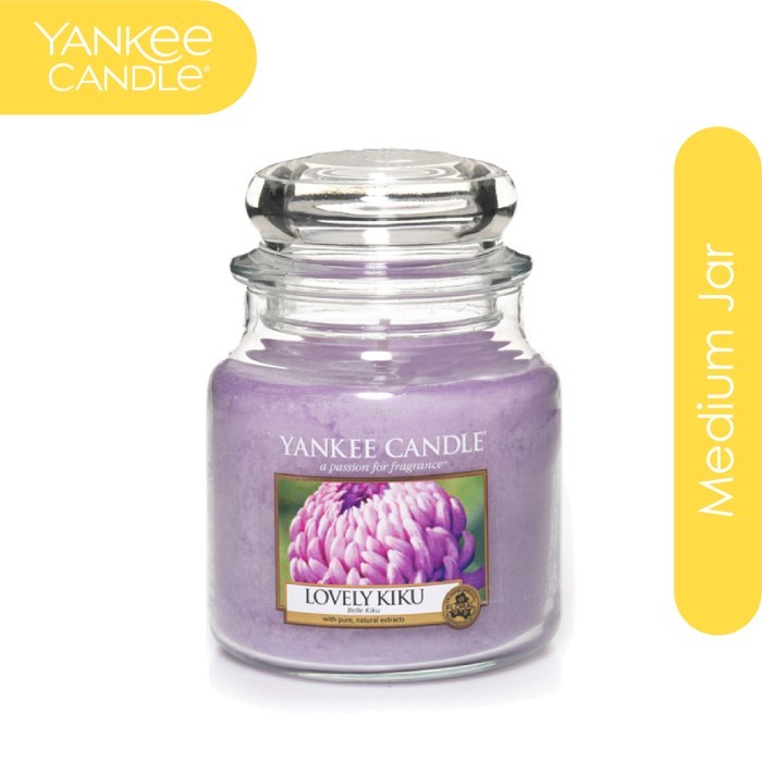 Lilin - Yankee Candle Medium Jar / Lilin Aromatherapy 411Gr All Variant
