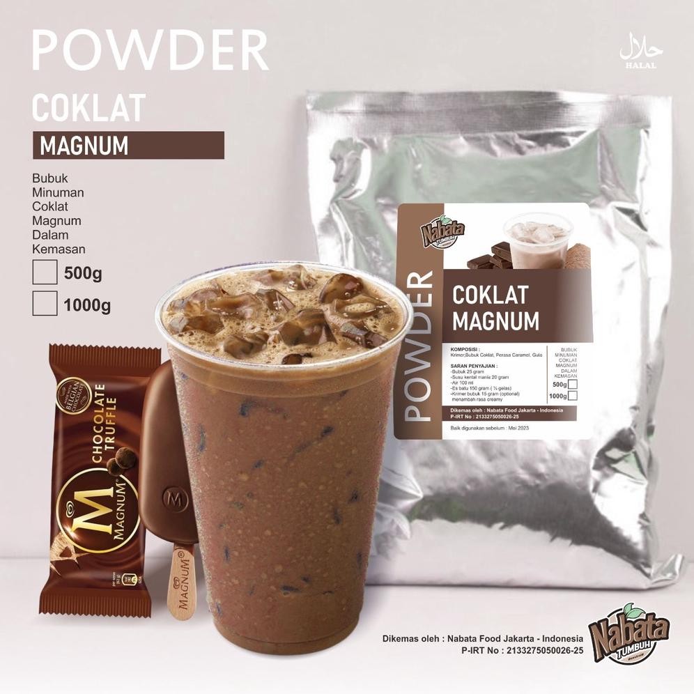 

BUBUK COKLAT MAGNUM PREMIUM 1 KG | Bubuk Minuman Chocolate | Choco Magnum/Choco Magnum Powder Drink