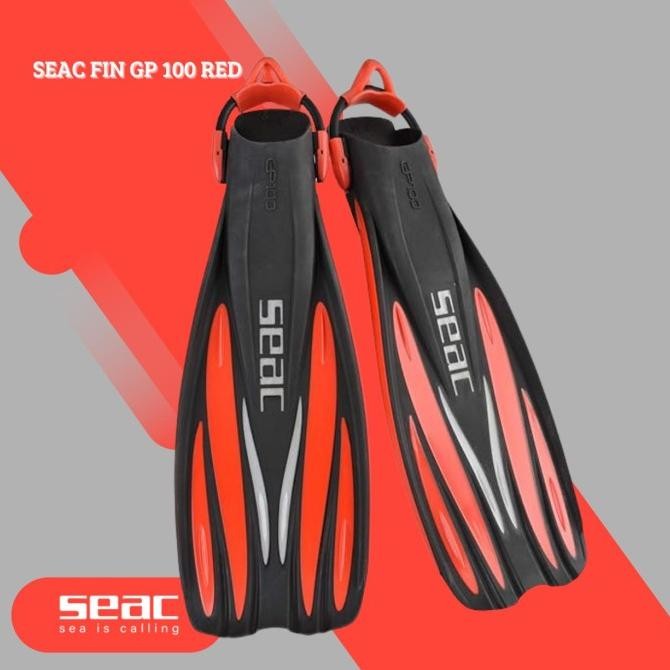 Masih Seac Fin Gp 100 Red / Fin Diving / Scuba Diving