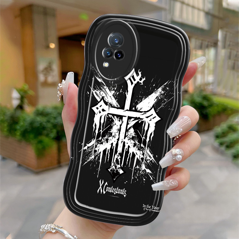 Casing Hp Untuk VIVO V21 5G V21s 5G Case Casing pelindung ponsel cross Softcase HP terbuat bahan sil