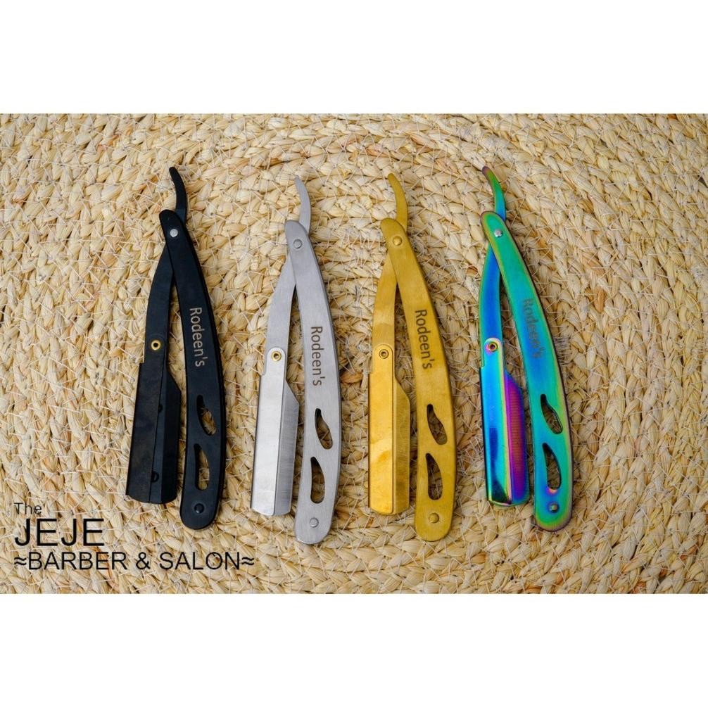 JEJE Pisau lipat Isi ulang Silet Razor Tempat silet Cukur Gagang Rumah silet