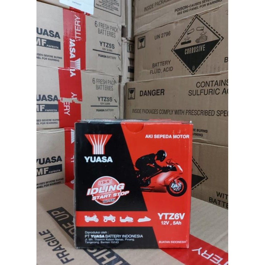 Aki / Accu Yuasa Ytz6V Se Kering