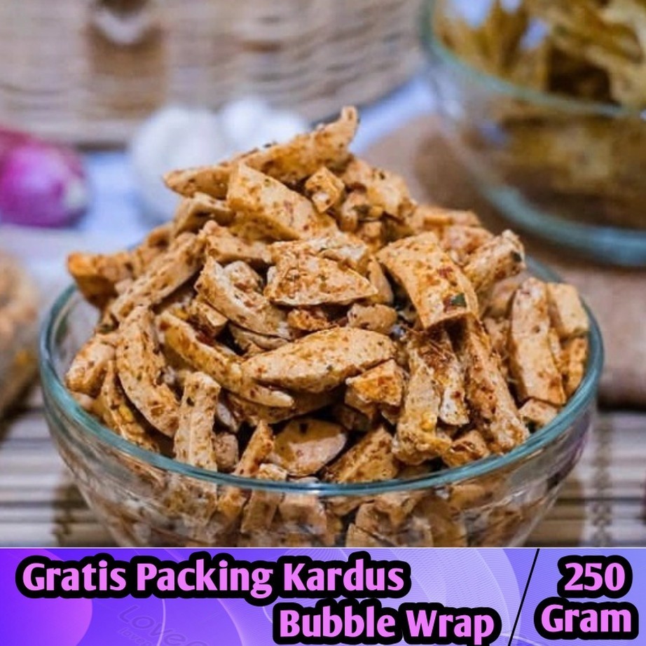 

Basreng Stik Pedas Daun Jeruk 250gram / basreng pedas - basreng Gurih - Iqorni Snack