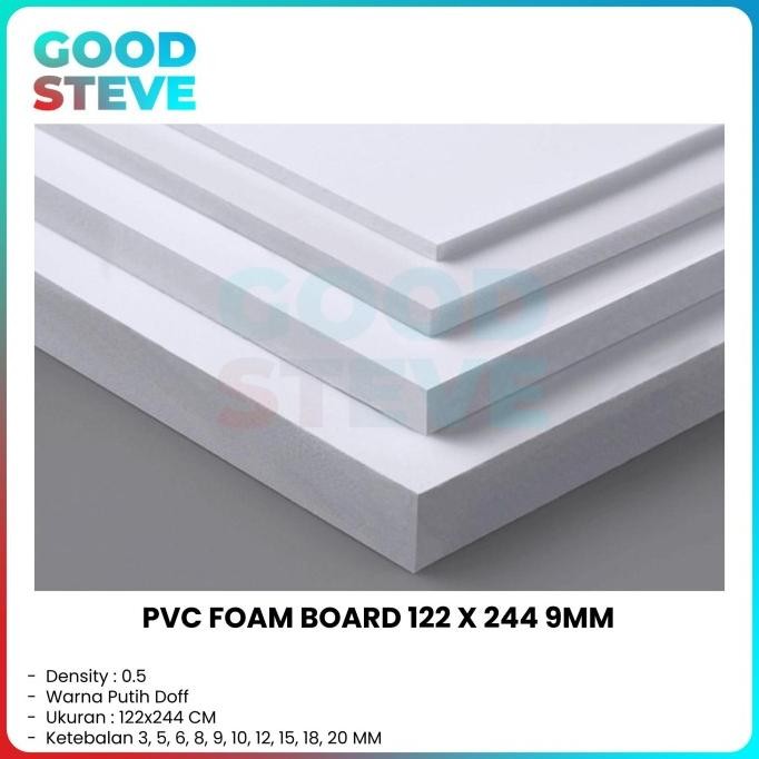Pvc Board / Pvc Foam Board 9Mm 122 X 244 Cm