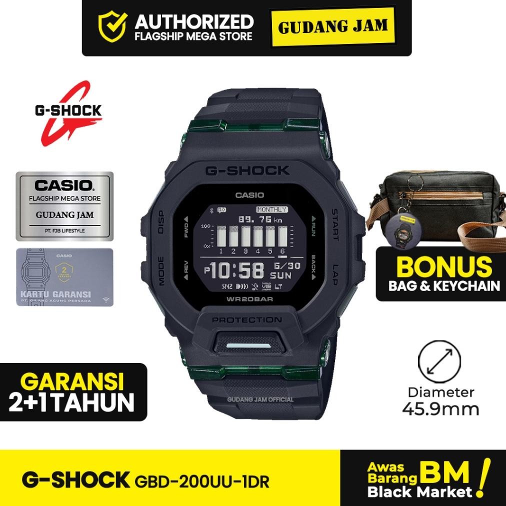 panstarz- jam tangan g-shock gbd-200uu-1dr gbd-200uu gbd-200 gbd200uu gbd 200uu