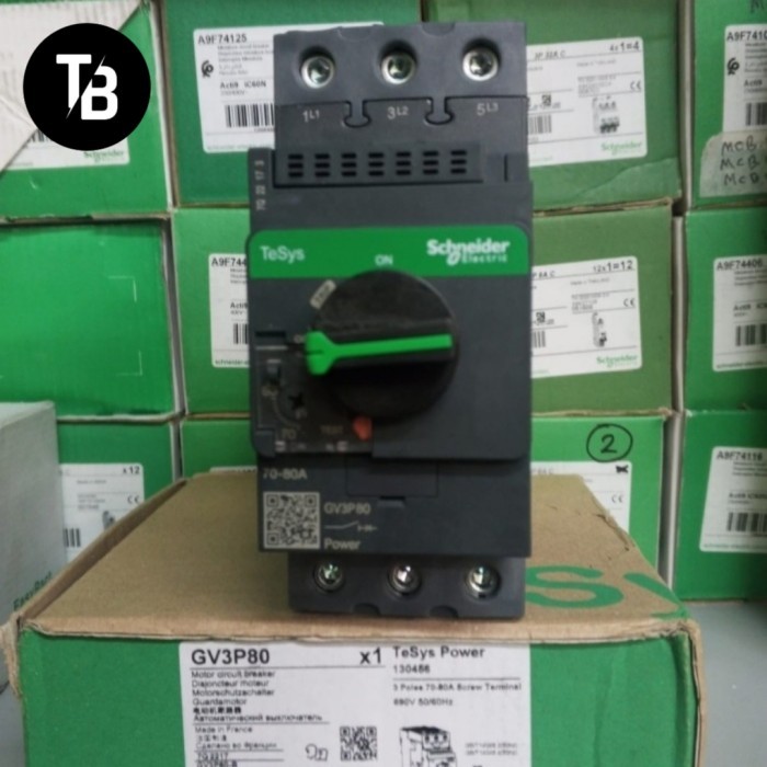 Schneider Motor Circuit Breaker Gv3Me80 Genuine
