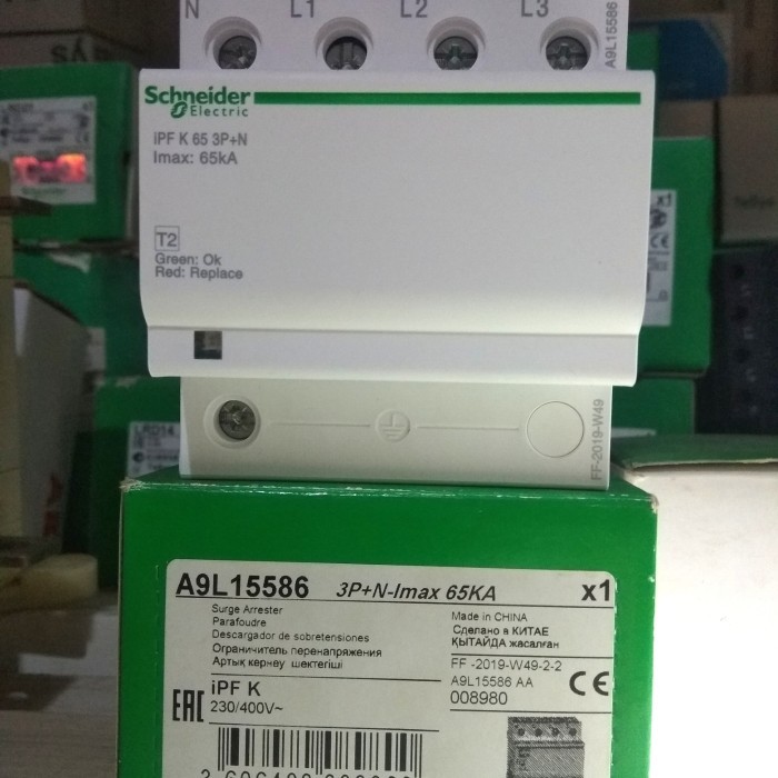 Modul Arester Schneider 4Poll 3P+N Ipf-65 Ka Genuine