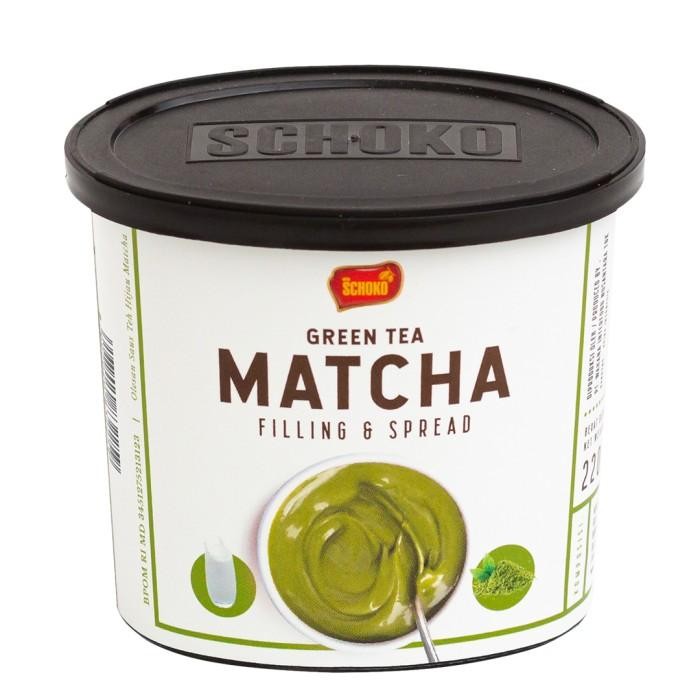 SCHOKO Matcha Filling & Spread - 220 Gr / Selai dan Olesan / Topping Kualitas Terbaik