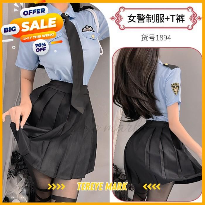 BAJU MALAM SEXY SEKSI ROK COSPLAY POLICE BAJU MALAM SEXYS PLUS G STRING LINGERE HOT BEST RECOMENDATI