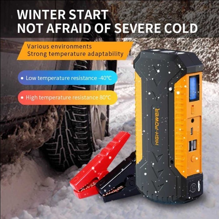 Jumper Jamper Aki Accu Mobil Diesel Bensin 20000Mah Power Bank 600A