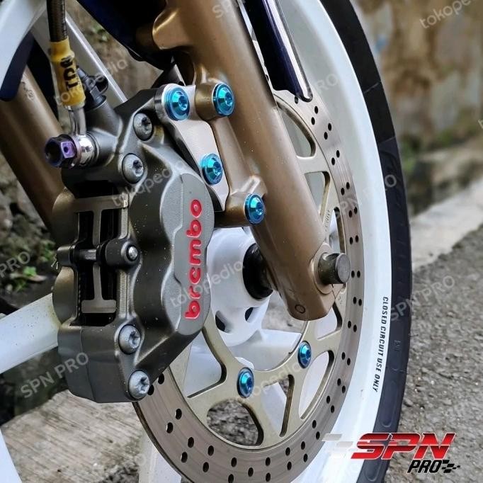 BAUT BREMBO 4P TITANIUM NINJA R RR SS