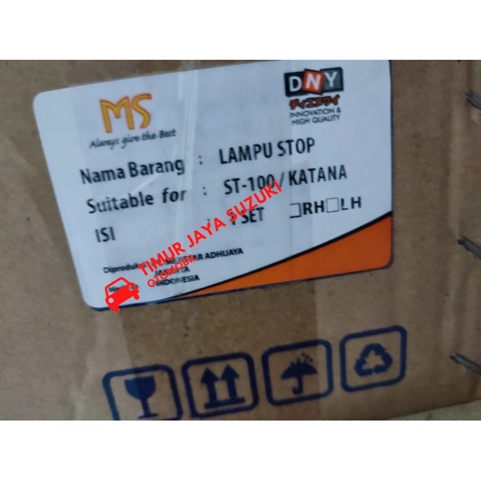 Lampu belakang futura MS set