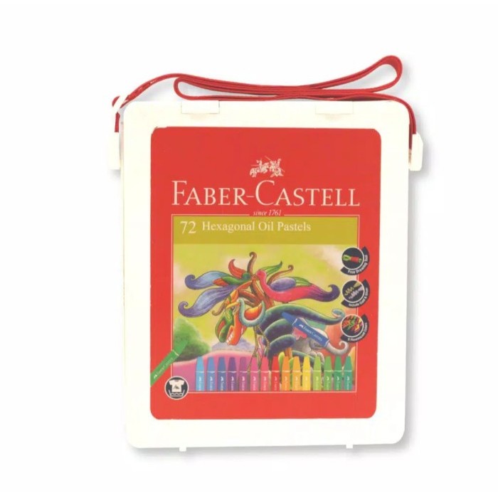 

Produk Ready Faber Castell 72 Hexagonal Oil Pastel 120172 / Crayon