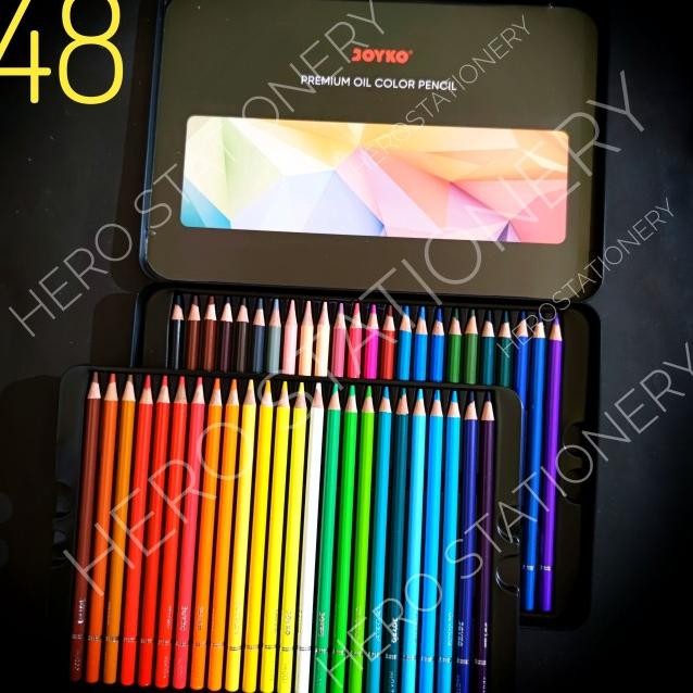

Joyko Sil Warna Oil Color Cil Kaleng 48 Warna Tc126-48