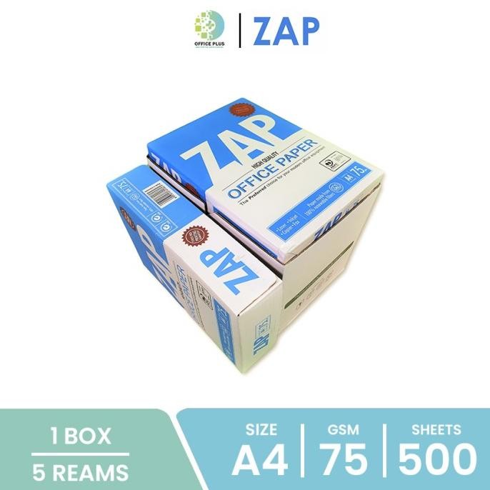 

Paperone Kertas HVS A4 75gr Box / Kertas HVS Murah / Grab Gojek Instan