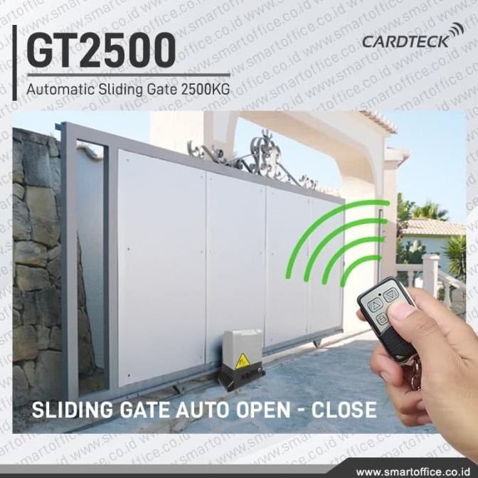 Automatic Sliding Gate 2.500Kg Pagar Sliding Otomatis Gt2500 Tanpa Rel