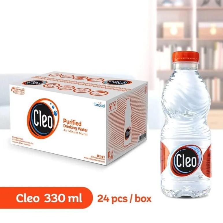 

rt-342 AIR MINUM MERK CLEO BOTOl 330 ML ISI 24 PCS Viral