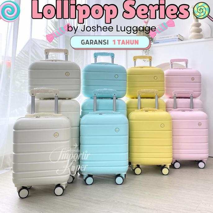 Jual Koper Joshee Original Lollipop Series Koper Lucu Cabin 14 16 20 Inch