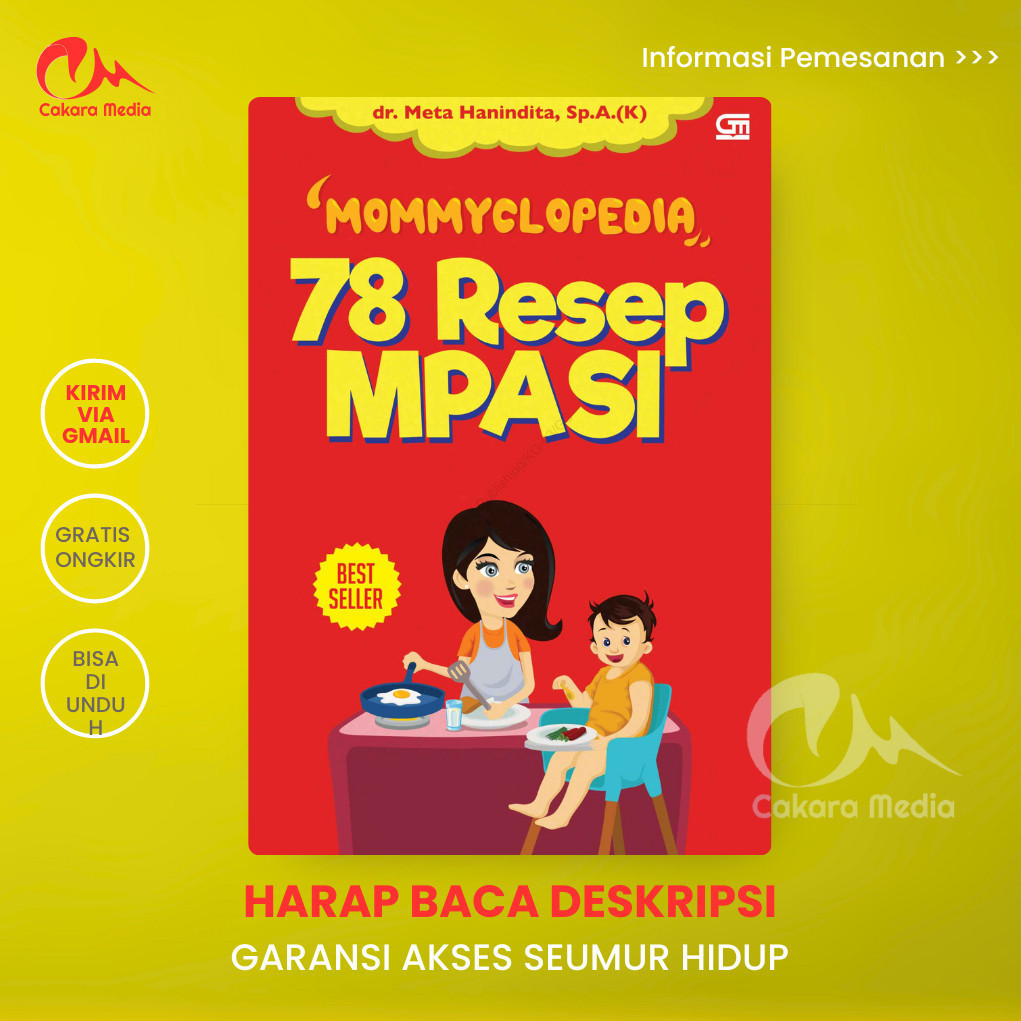 

[ 519 ] - Mommyclopedia 78 Resep MPASI (untuk ANAK USIA 6 bln s.d. 23 bln)