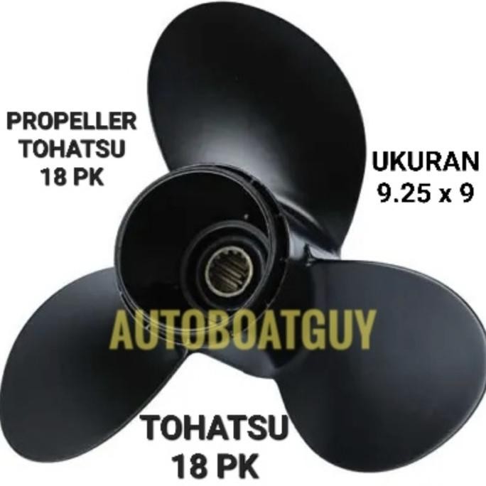 Masih Propeller Tohatsu 18 Pk Kipas Baling Mesin Tempel Tohatsu 18 Hp