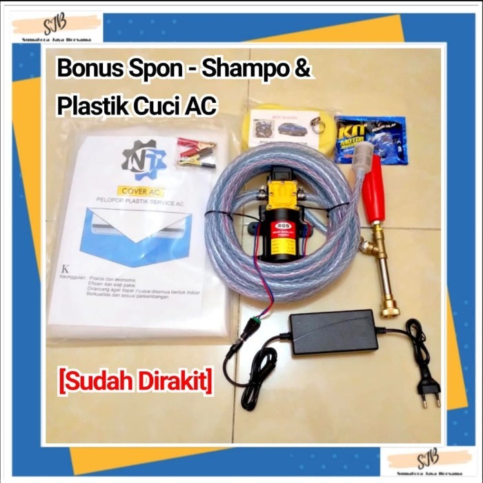 Terlaris Pompa Dc Set Alat Steam Motor Mobil Cuci Ac Lengkap Plastik Cuci Ac