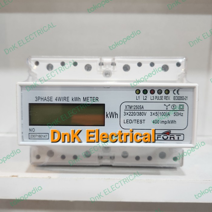 Promo!! Kwh Meter 3 Phase Merk Fort Xtm1250Sa Digital Direct
