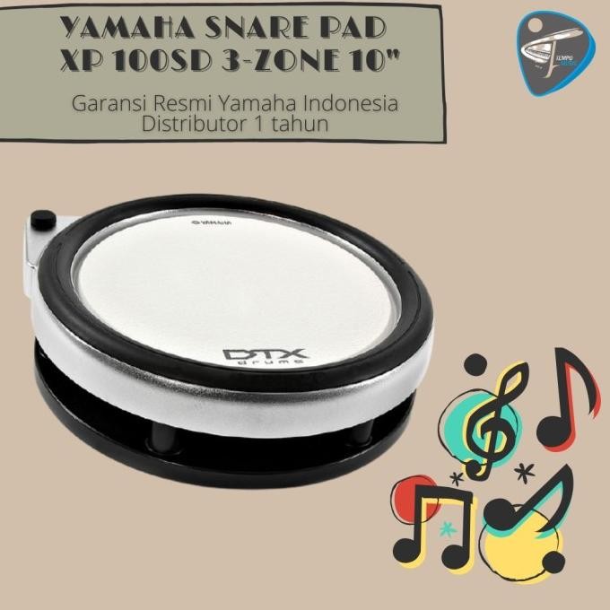 Jual Yamaha Xp100Sd 3-Zone 10 Textured Silicon Electronic Snare Pad