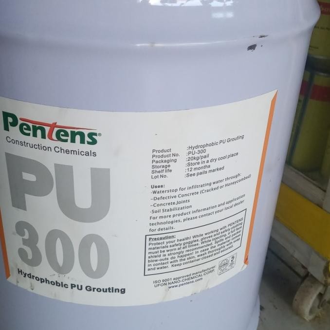 Sale Waterproofing Injeksi Pentens Pu 300.Polyurethane 1Komponen.