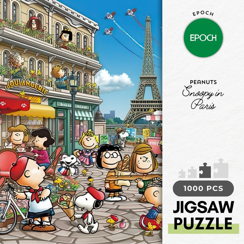 EPOCH 12-610 Peanuts • Snoopy in Paris 1000 PCS Jigsaw Puzzle