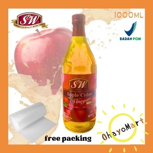 

SW S&W Apple Cider Vinegar Cuka Apel 946ml
