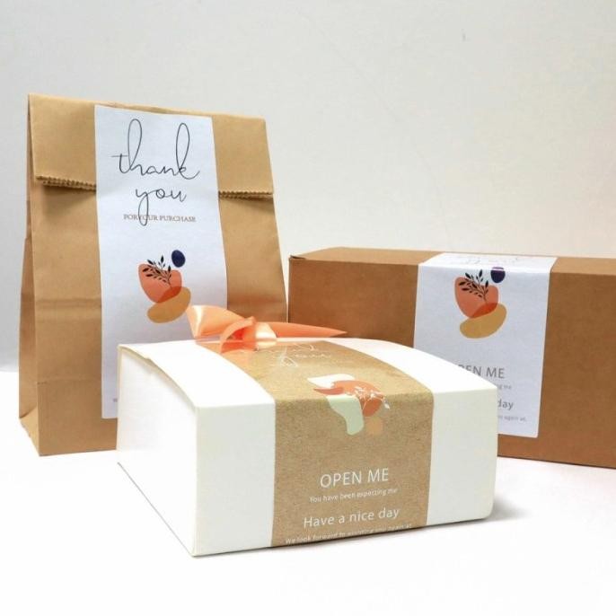 

Sticker Jumbo Box / Sticker Label Thank You 15cm