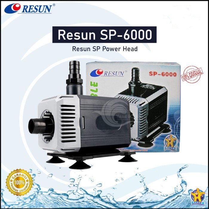 Pompa Resun SP 6000 Air Water Pump Celup Kolam Aquarium