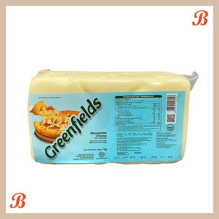 

| NN | GREENFIELDS MOZARELLA CHEESE | KEJU GREENFIELD- 1 KILOGRAM