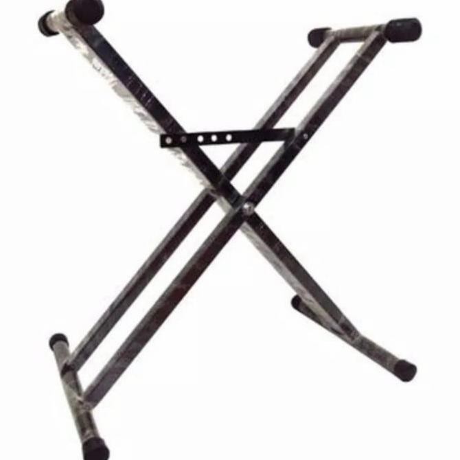 Stand Keyboard Double Silang Stand Keyboard X Double  Ready