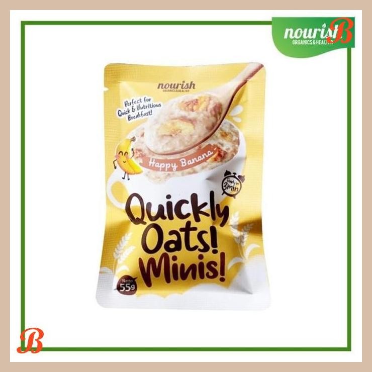 

| NN | BUY 5 GET 1 FREE QUICKLY OATS! MINIS! INSTANT OATMEAL HAPPY BANANA