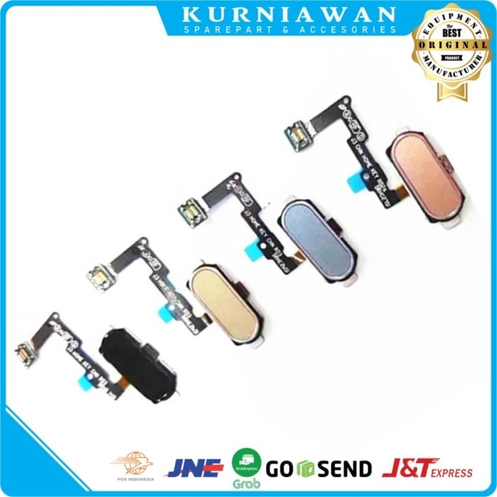 Flexible Tombol Home Button Samsung J330 J3 Pro Fingerprint J3 3017