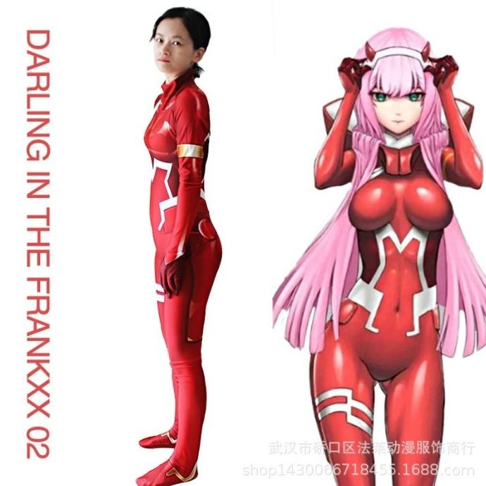 DFG CC-69 cosplay costume suit darling in the franxx body suit zero two 02 TERLARIS