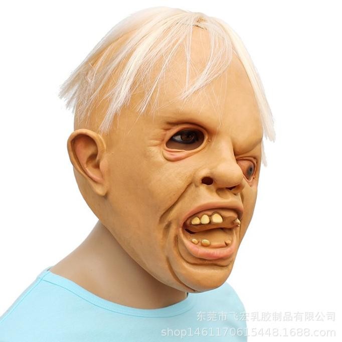 DFG TOL-24 topeng latex karet wajah meleleh monster head mainan prank TERLARIS