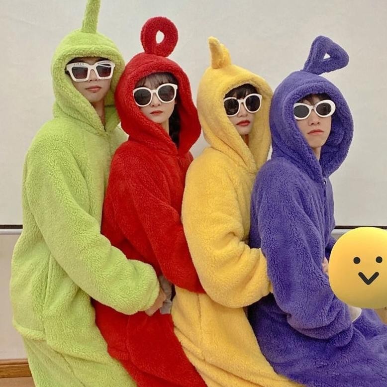 Big Sale Kostum Cosplay Teletubbies Onesie Dewasa Grosir