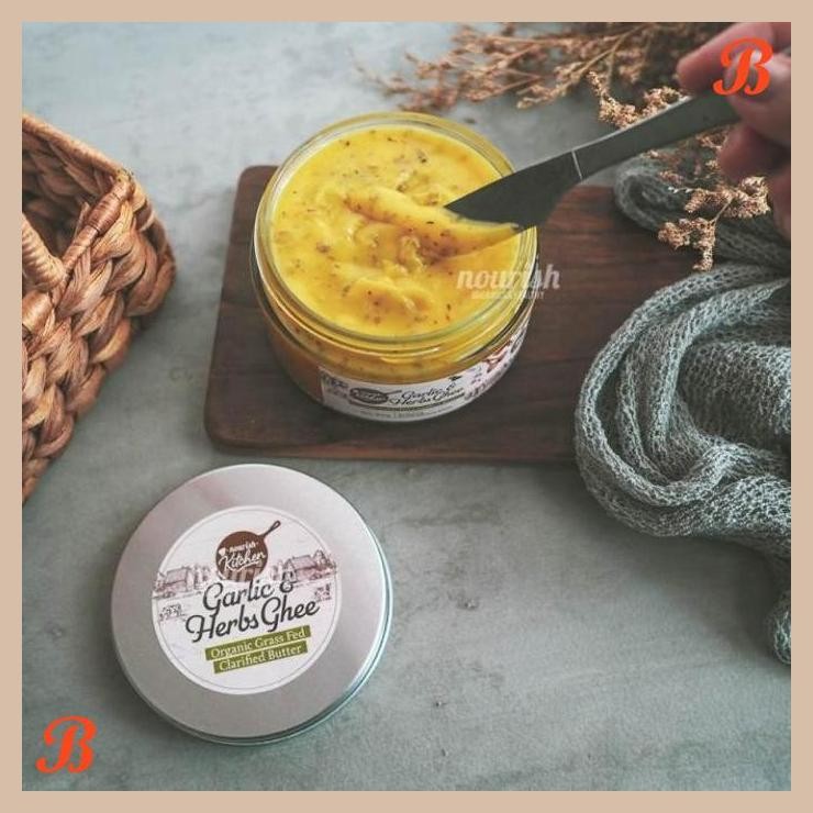

| NN | GHEE GARLIC & HERBS (GRASS FED GHEE CLARIFIED BUTTER) 200 GR